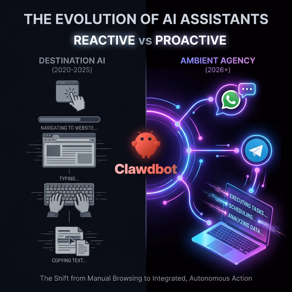 The Evolution of AI Agents: From Chatbots to Ambient Agency
