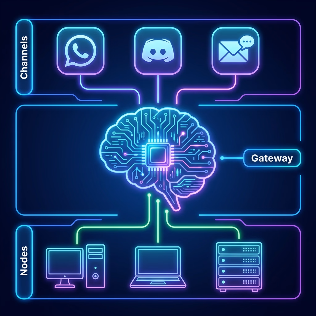 Moltbot Architecture Infographic
