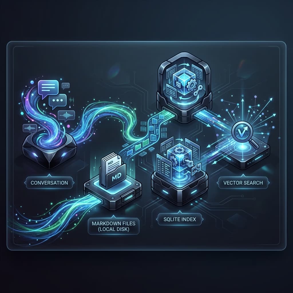 Moltbot Memory Infographic