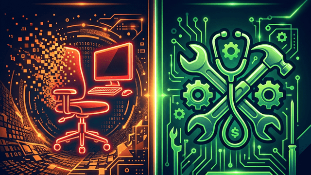 High risk vs Low risk job comparison graphic