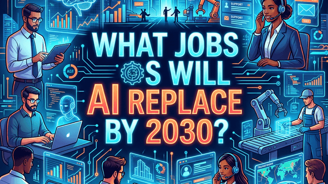 What Jobs Will AI Replace by 2030?