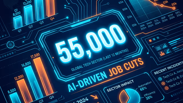 55,000 AI-driven job cuts statistic