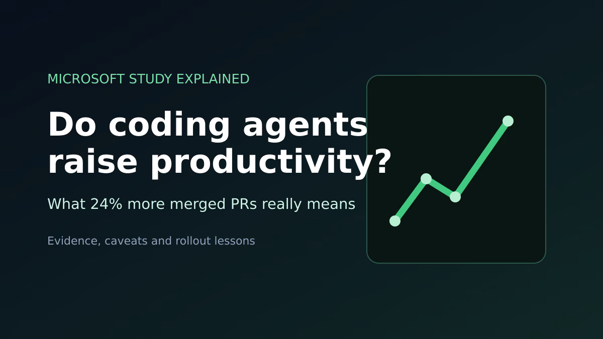 Do AI Coding Agents Improve Productivity?