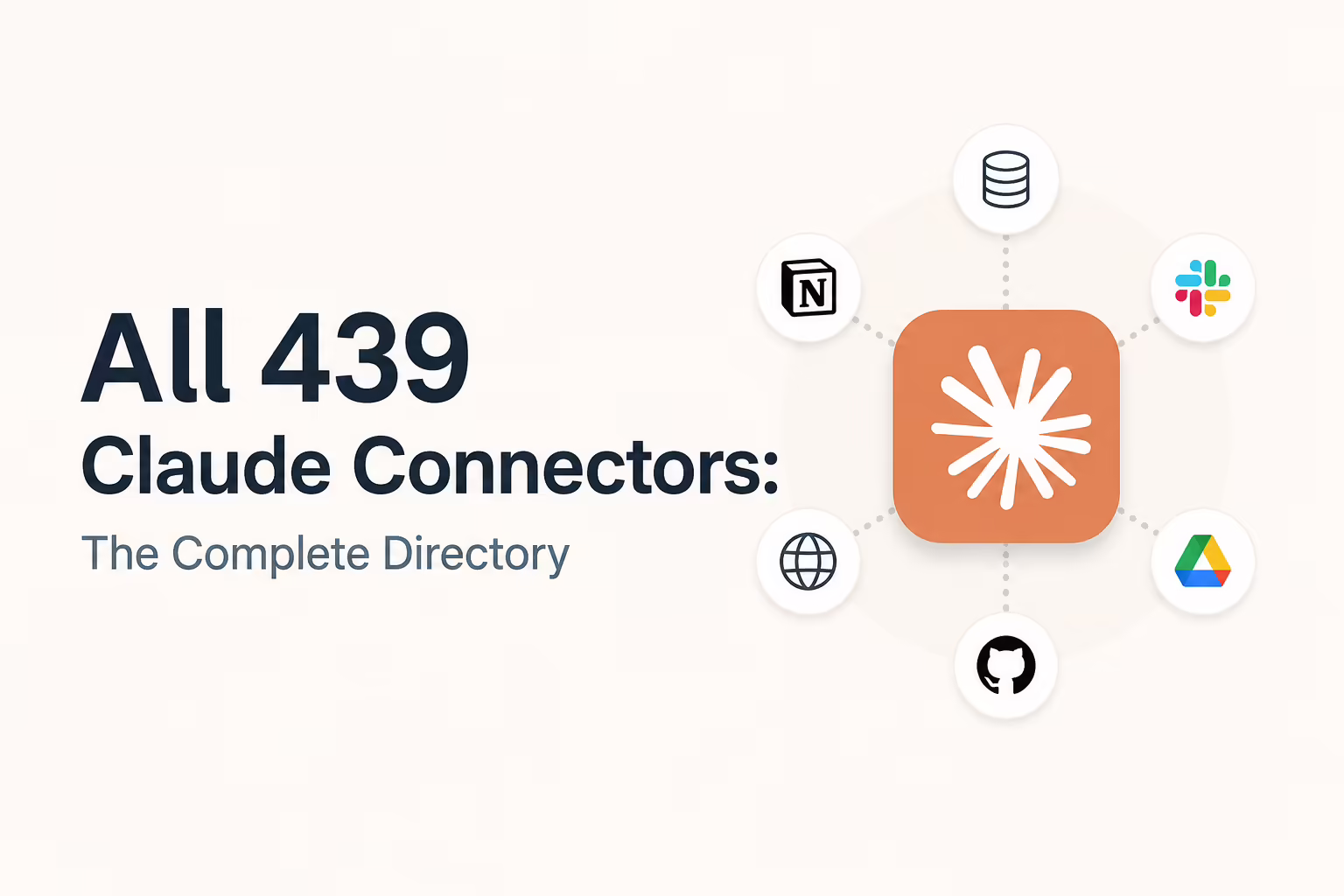All 439 Claude Connectors: The Complete Directory