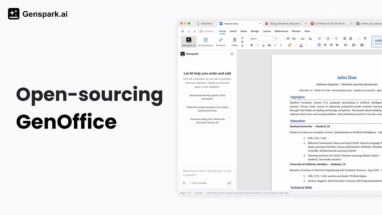 GenOffice Explained: Genspark's Open-Source AI Office