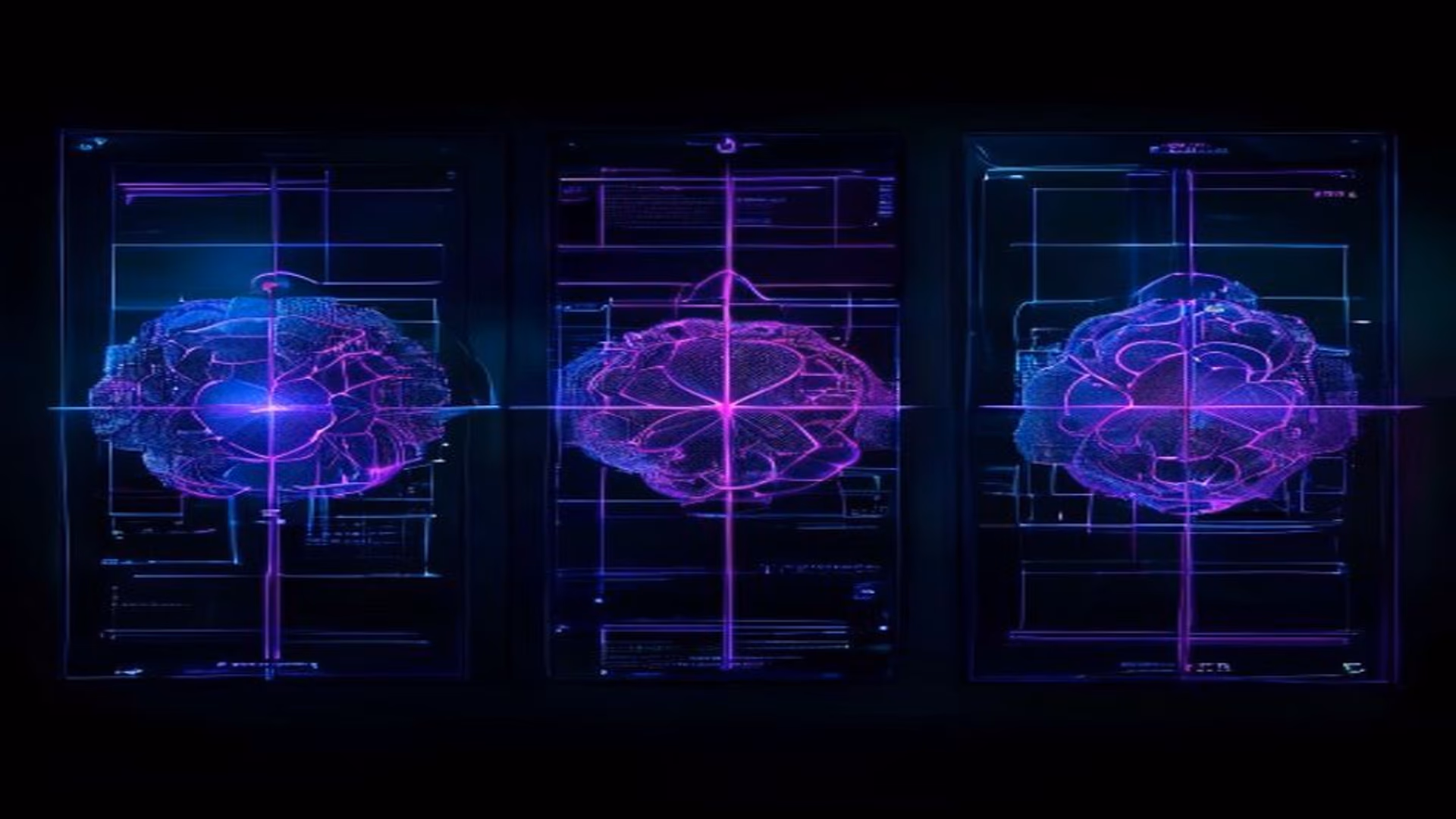 Side-by-side architectural comparison showing autoregressive left-to-right token generation on one panel and parallel diffusion denoising steps on the other, with holographic data overlays
