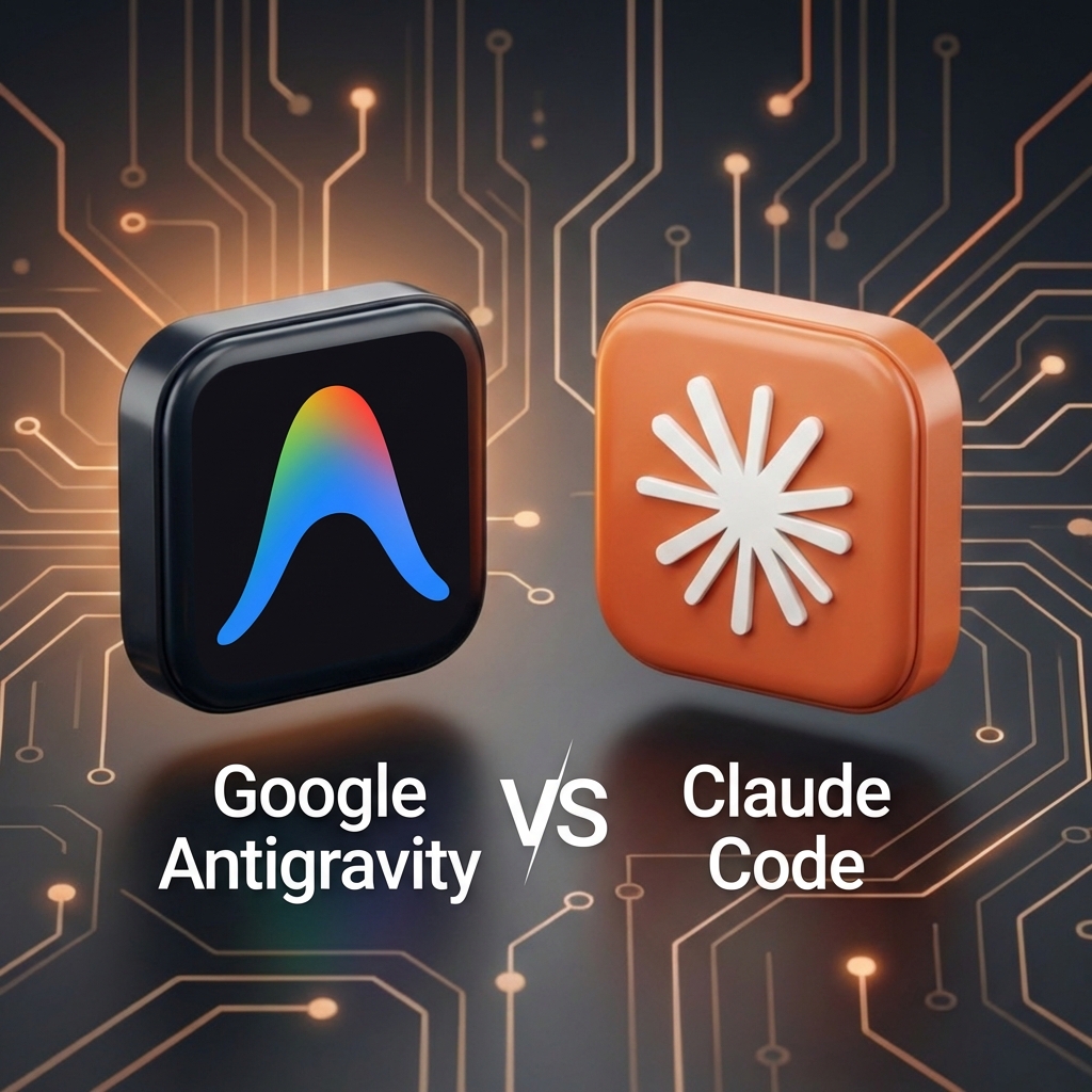 Visual comparison: Google Antigravity vs Claude Code