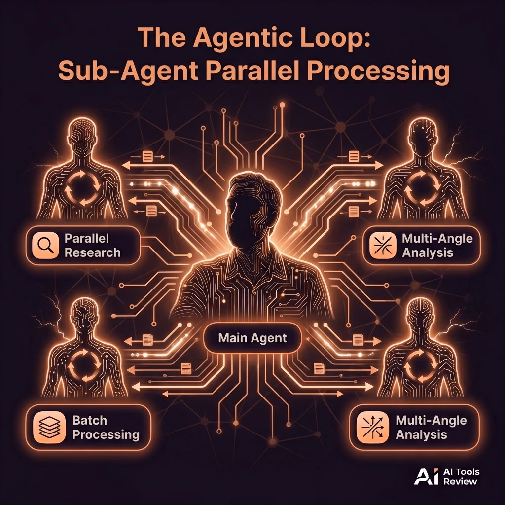 Diagram showing Claude Cowork's agentic loop: Plan, Execute, Verify, and Iterate