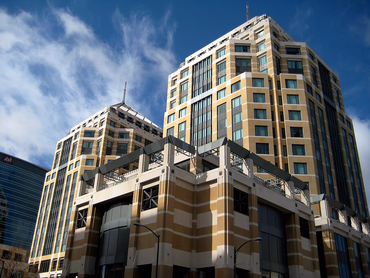The Ronald V. Dellums Federal Building in Oakland, California, the twin-tower federal courthouse where the Musk v. Altman trial was heard.